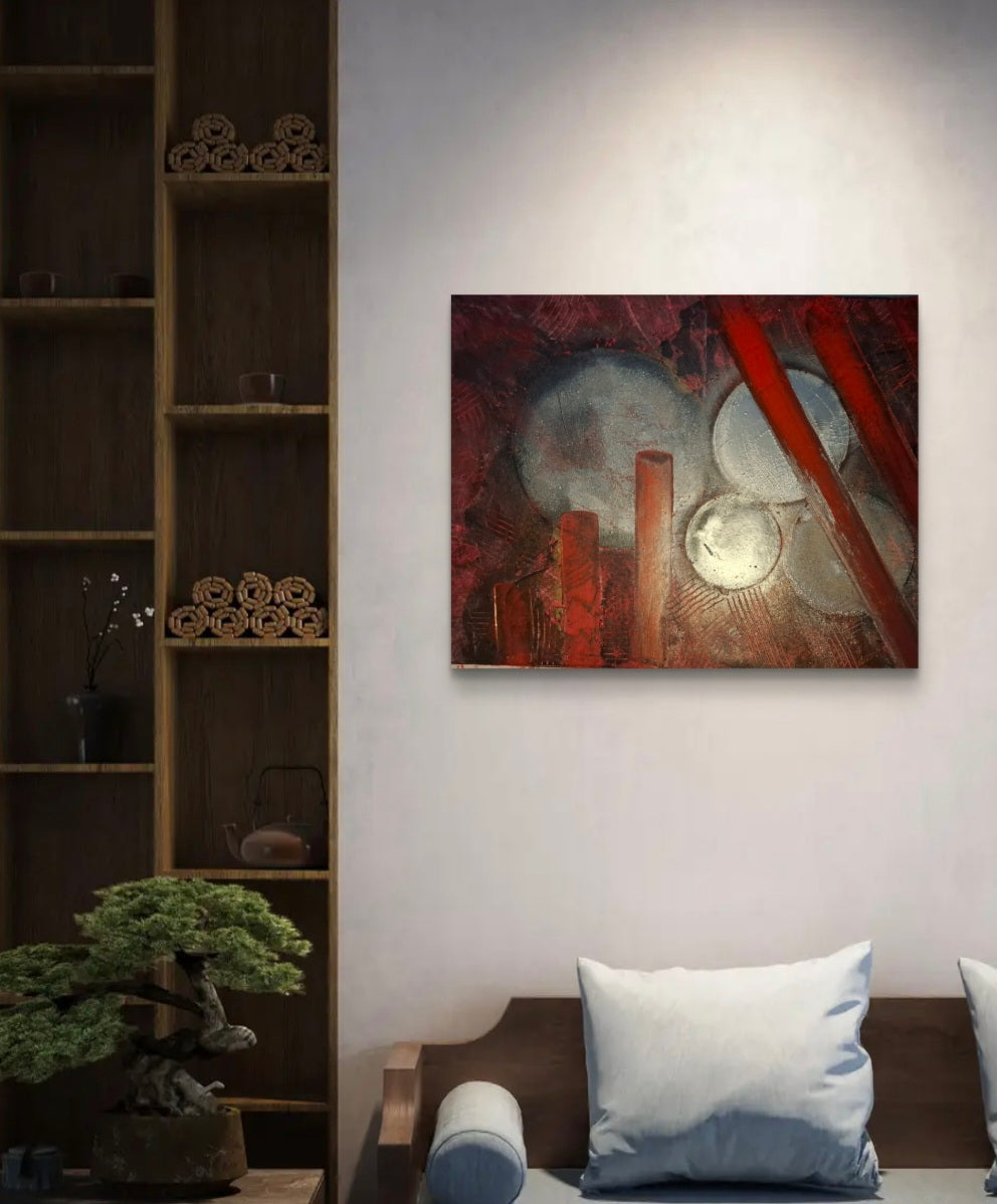 Cosmo moons in red