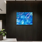 Oerwoud (blauw/wit)