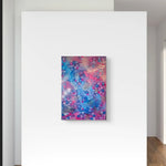 Pink blue bubbles