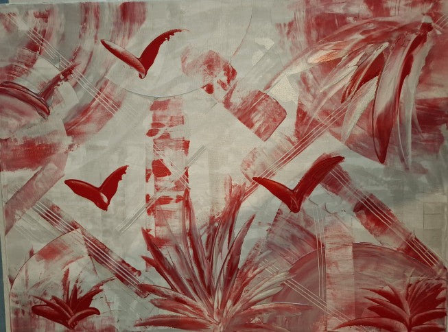 Red white en silver