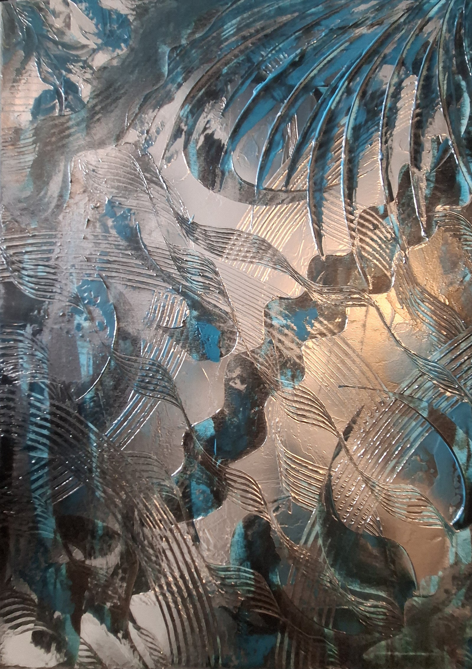 Turquoise steel