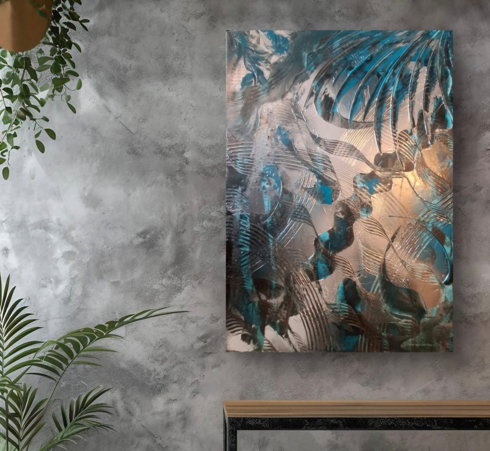 Turquoise steel